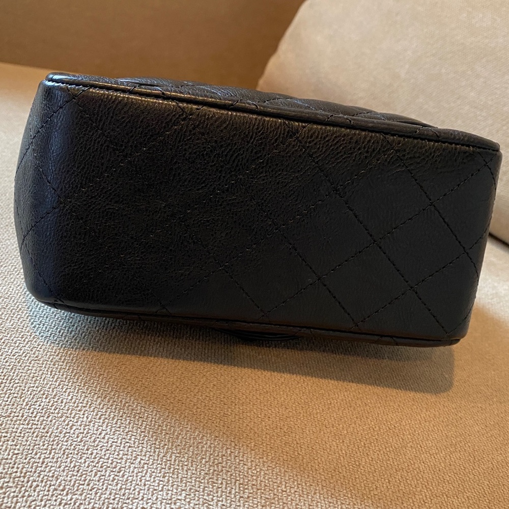 Authentic Chanel So Black Mini square. - Picture 3 of 13